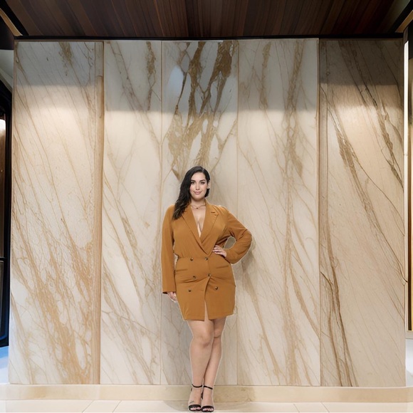 Plus Size Mini Blazer Dress - Picture 5 of 8